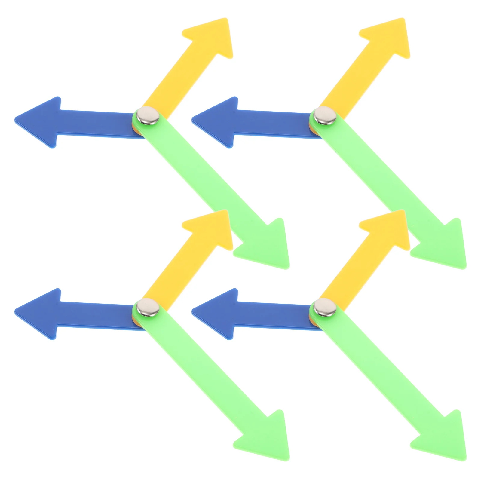 4 stuks plastic klok klok vervangende onderdelen voor lestijd leermiddel kinderen educatieve activiteit klaslokaal gebruik