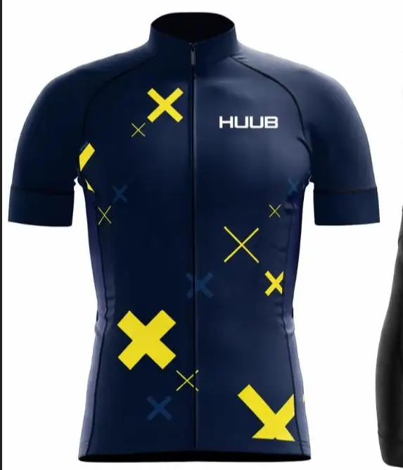 Neues HUUB Radtrikot in 17 Farben, kurzärmelige Rennoberteile, Sommer-Fahrradtrikots – Detail 4
