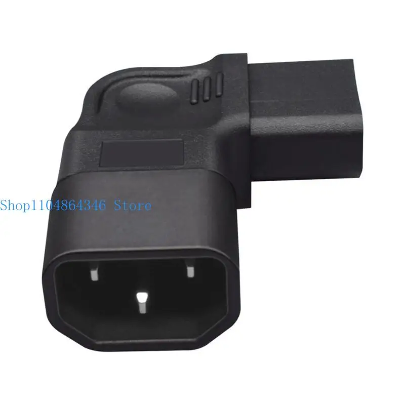 652F IEC 320 C13 to C14 Power Plug C13 Female to C14 Male Power Conversion Adapter