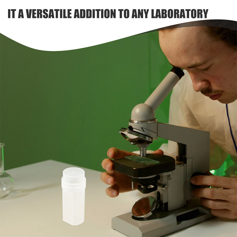 

4pcs Plastic Slide High Transparency Container Microscope Cell Tissue Use Wear Resistant Slide Rack Large Capacity