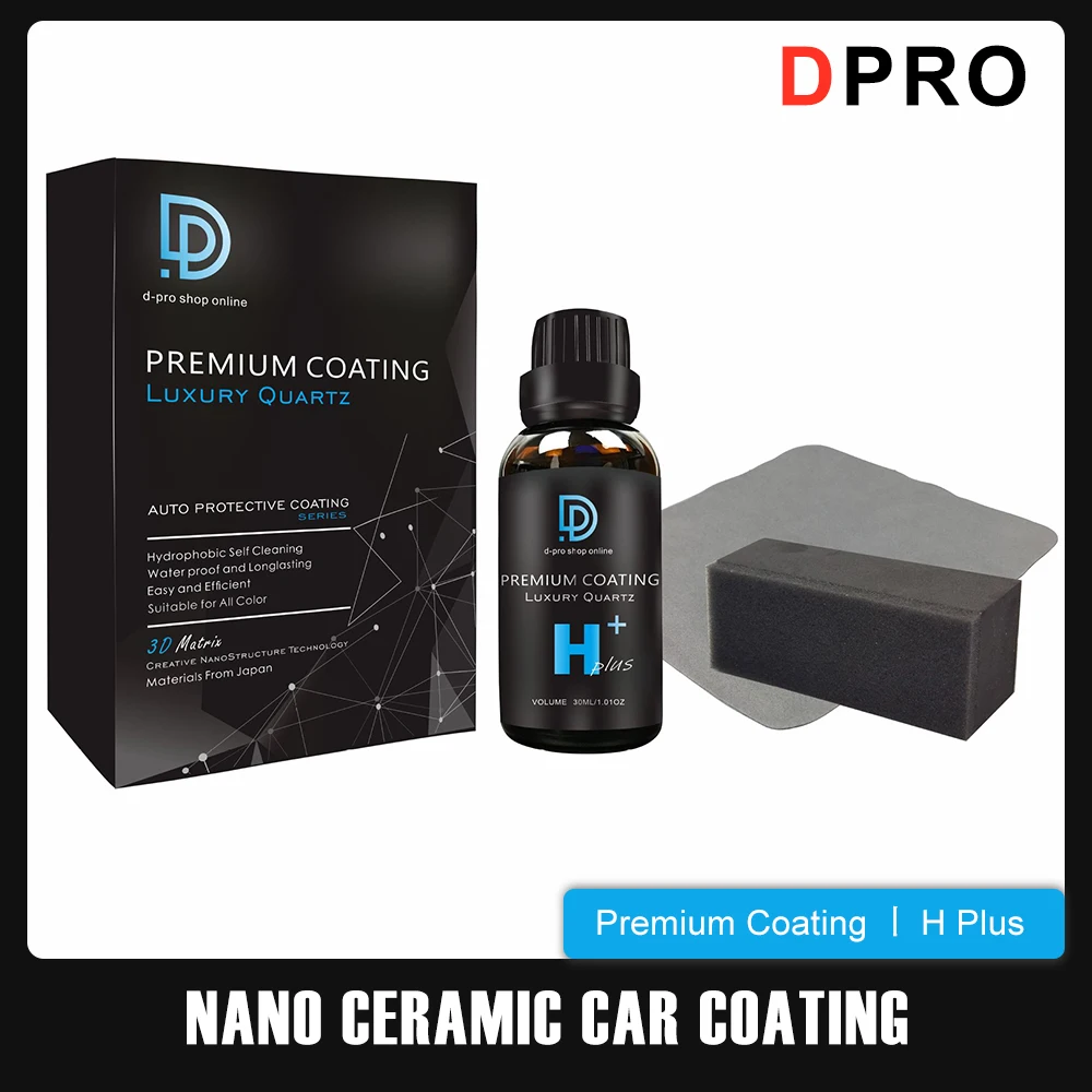 

Dpro Nano Ceramic Car Coating 9H Hydrophobic Coating Crystal Liquid Glass Paint Care Waterproofing Polishing Auto Detailing