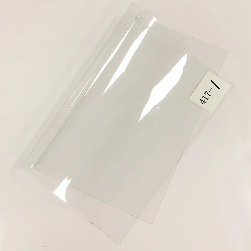 Super clear Transparent PVC Vinyl Fabric for TPU tape/bandage polyester based DIY Bow Accessories Synthetic Faux Leather Sheets