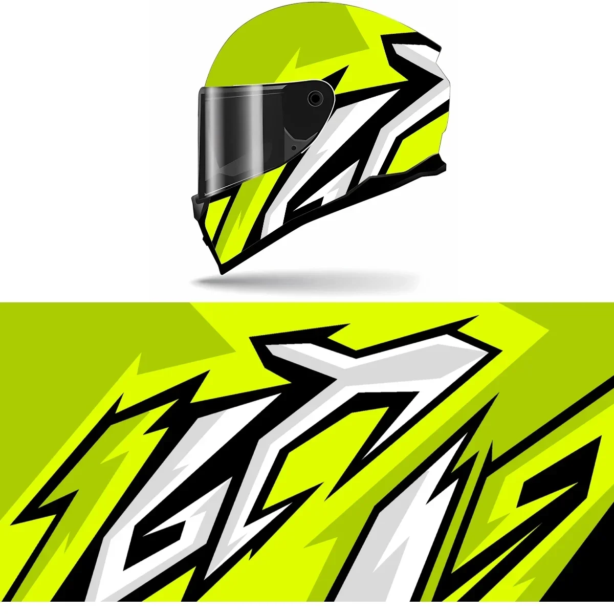 

Abstract Totem Full Helmet Wrap Sticker Motorcycle Helmet Racing Graphic Decal Vinyl Wrap Helmet Decor Sticker