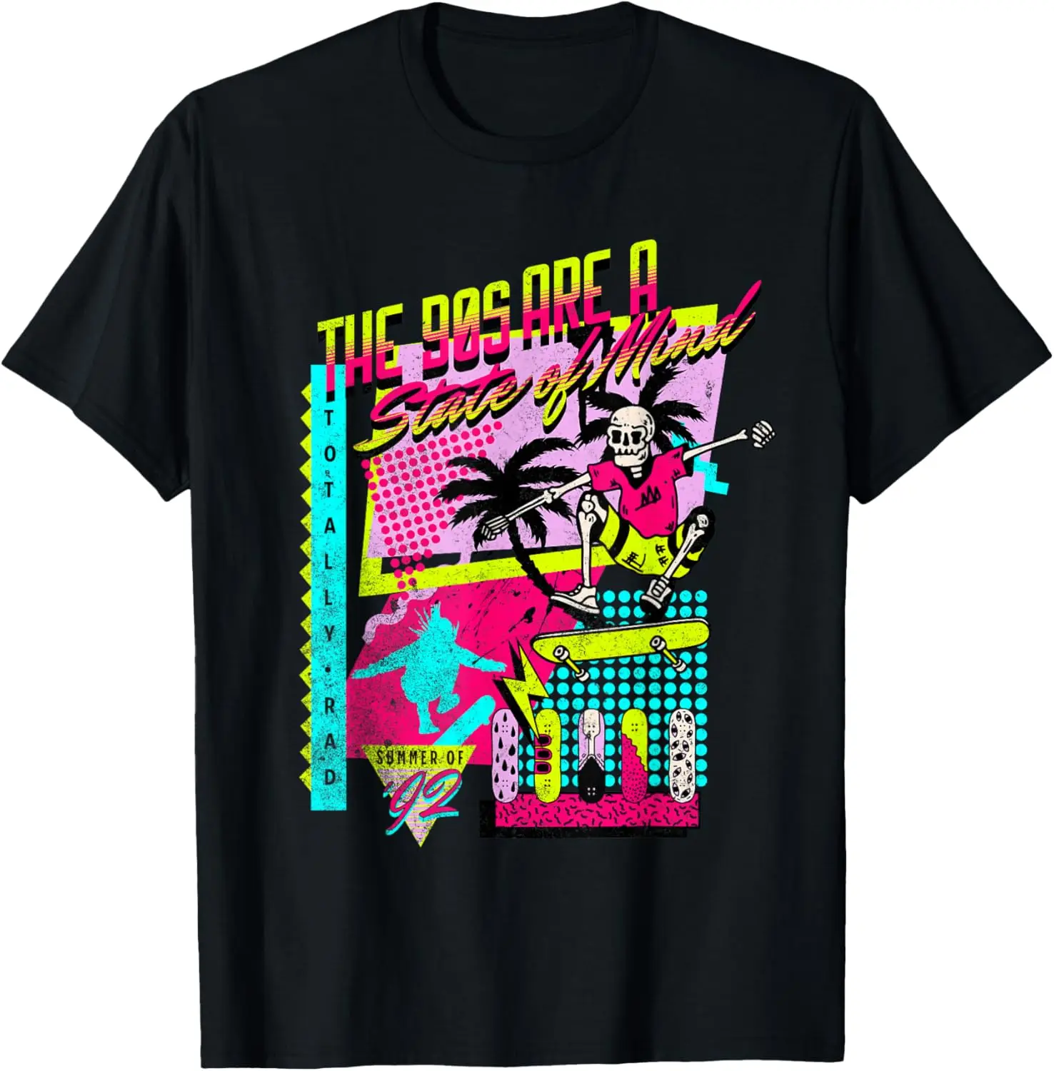 The 90s are a Skate of Mind - Retro This is my 90s Costume T-Shirt