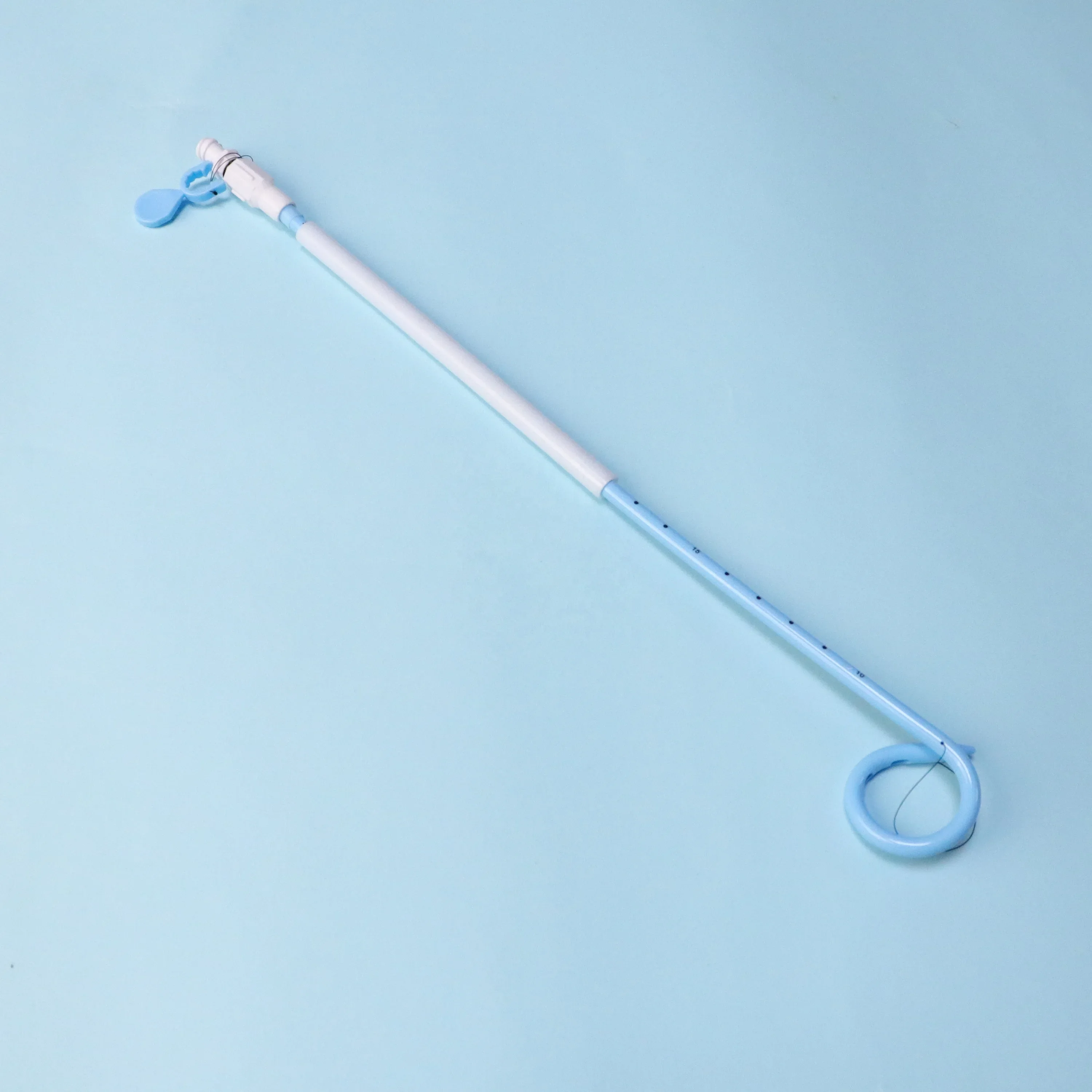 medical locking mechanism one step pigtail hydrophilic coated biliary drainage catheter