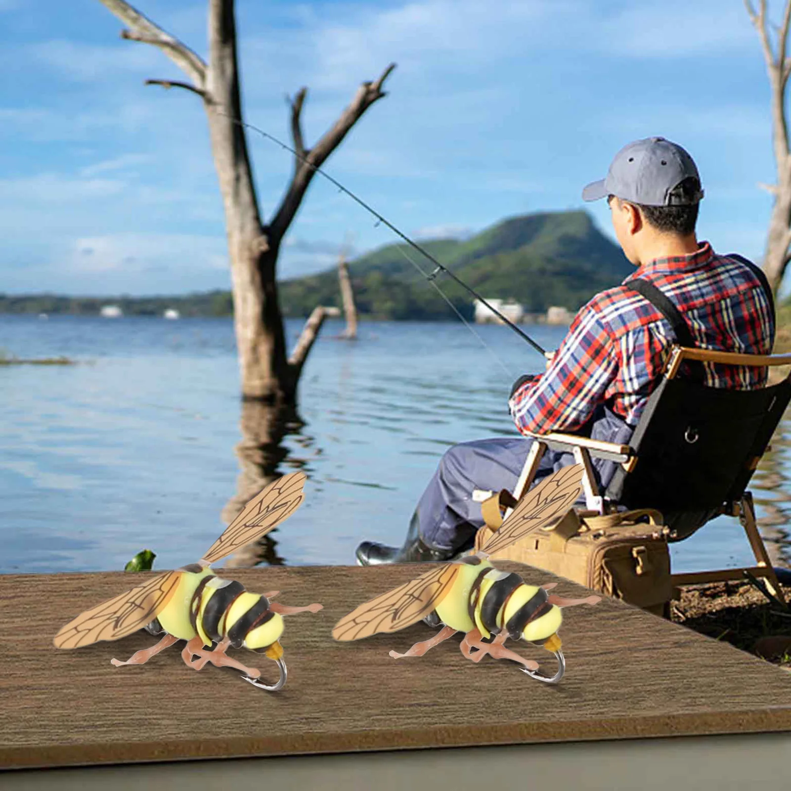 

2 шт. Искусственные мушки-приманки для форели, силиконовые, высокоточные, для пресноводной и морской рыбалки, сменные запчасти