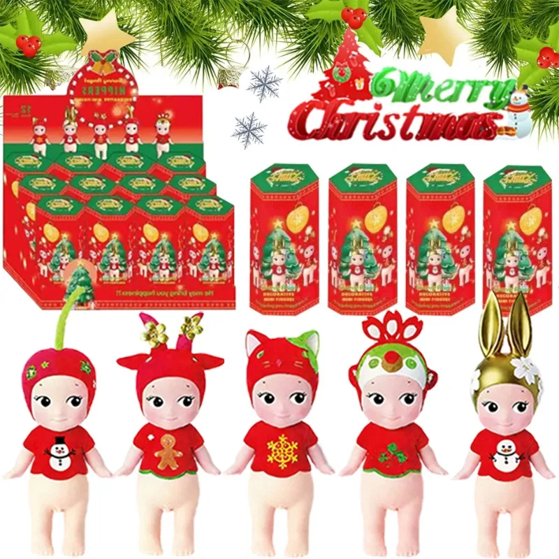 

Набор фигурок милого пухового ангела для приборной панели автомобиля — рождественская ограниченная серия, подарок в слепой коробке Sakura Sanxianhai (быстрая доставка!)