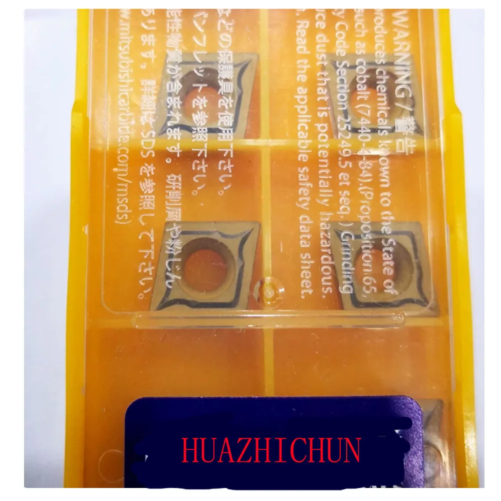

HUAZHICHUN 10pcs CCMT09T304 UE6020 -MP MC6015 Carbide inserts External turning tool Steel processing Turning inserts