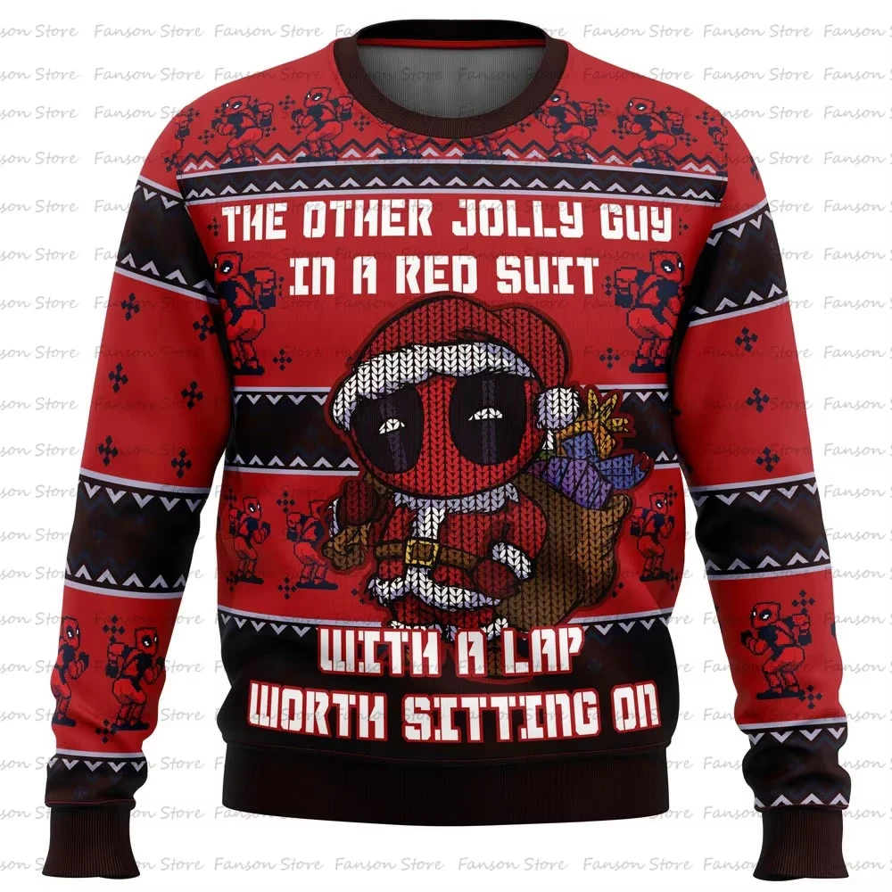 

Scary Christmas Monsters Ugly Sweater Cartoon Anime Women Men Pullover Tops 2025 New Fashion Couple Hoodie Sweatshirt