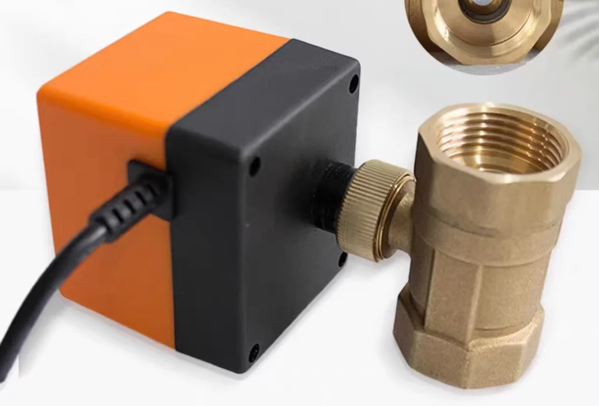 Electric ball valve three-wir two-control one-control three-way valve 220v 24V solar water valve air valve DN15/DN20/DN25