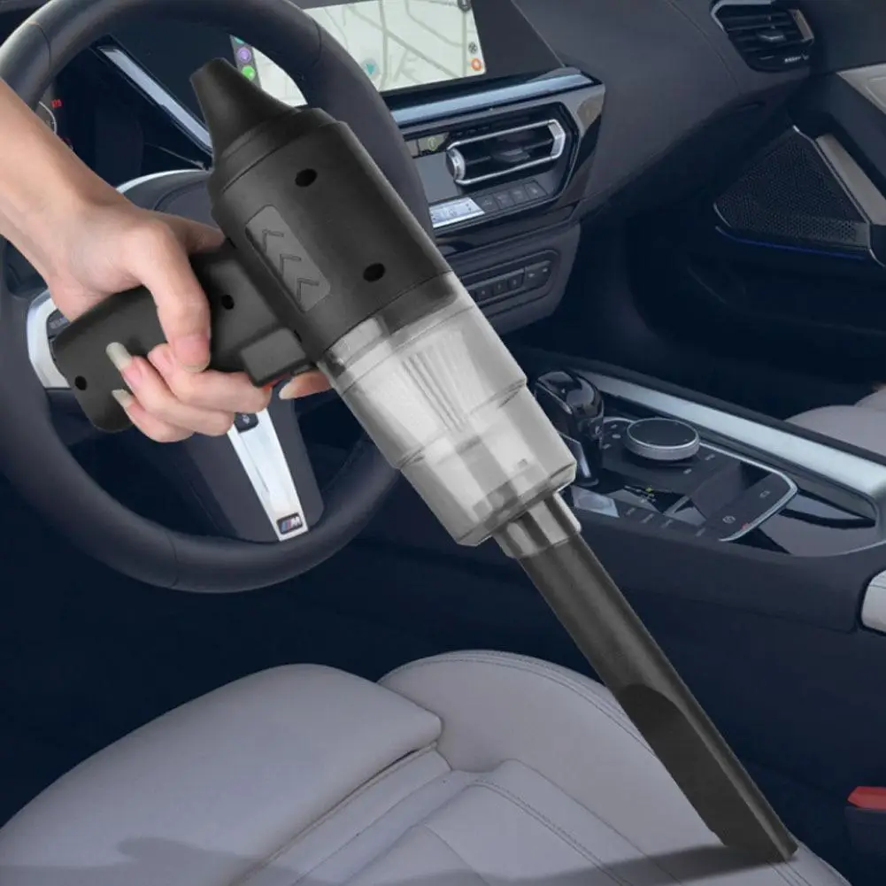 9000Pa Wireless Car Vacuum Cleaner USB Charging 1200mAh Portable Cleaning Appliance Mini Wet and Dry Vacuum Cleaner Household