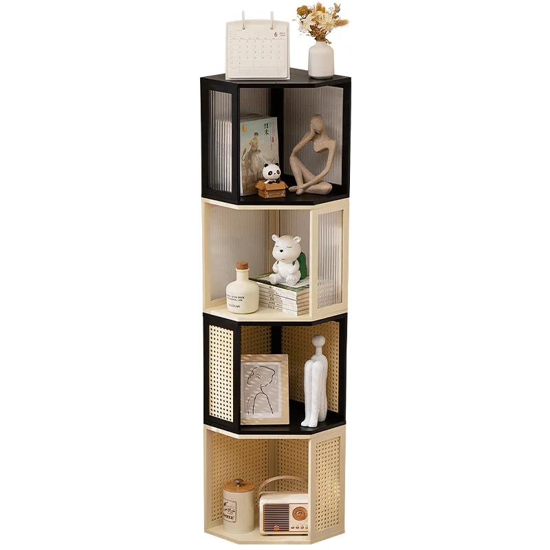 

Bookcase floor to wall shelf Children's simple storage rack