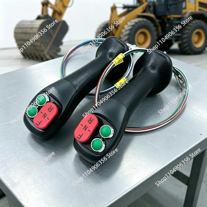 Heavy Duty 2-Button Joystick Controller, Rocker FNR Forward Reverse Switch for Excavator & Wheel Loader Replacement