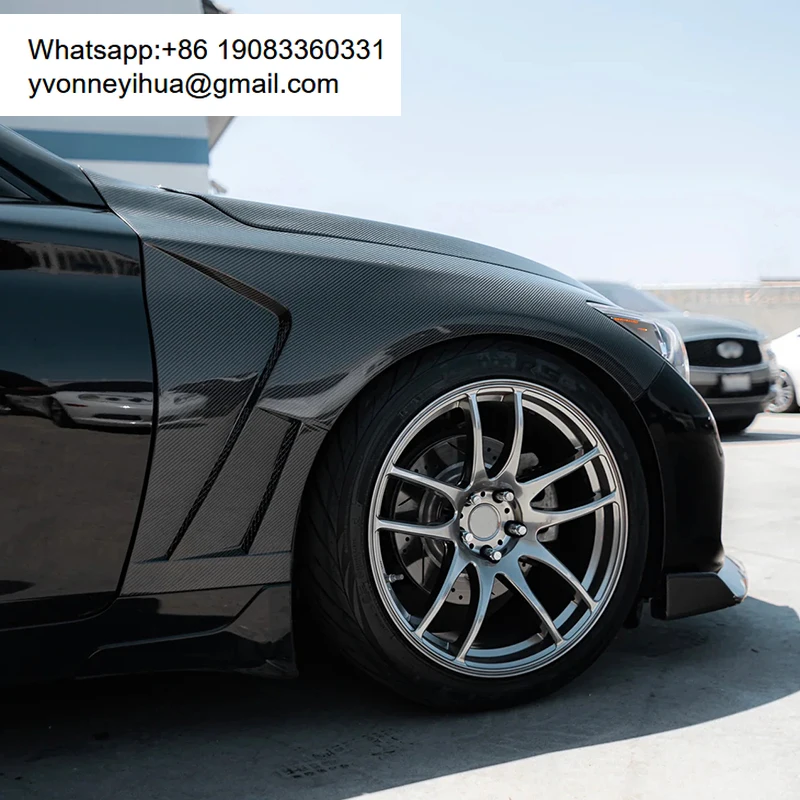 

Переднее вентилируемое крыло из карбона в стиле Mbj для Infiniti Q50 2014-2020