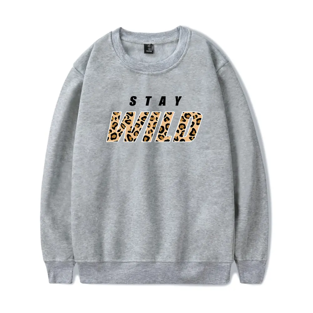 Ben Azelart Stay Wild Vintage 90s Merch Sweatshirt Men Women Unisex Sports Pullover Harajuku Sweatshirt Fashion Pullover