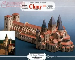 Clooney Monastery Building 3D Paper Model DIY Manual