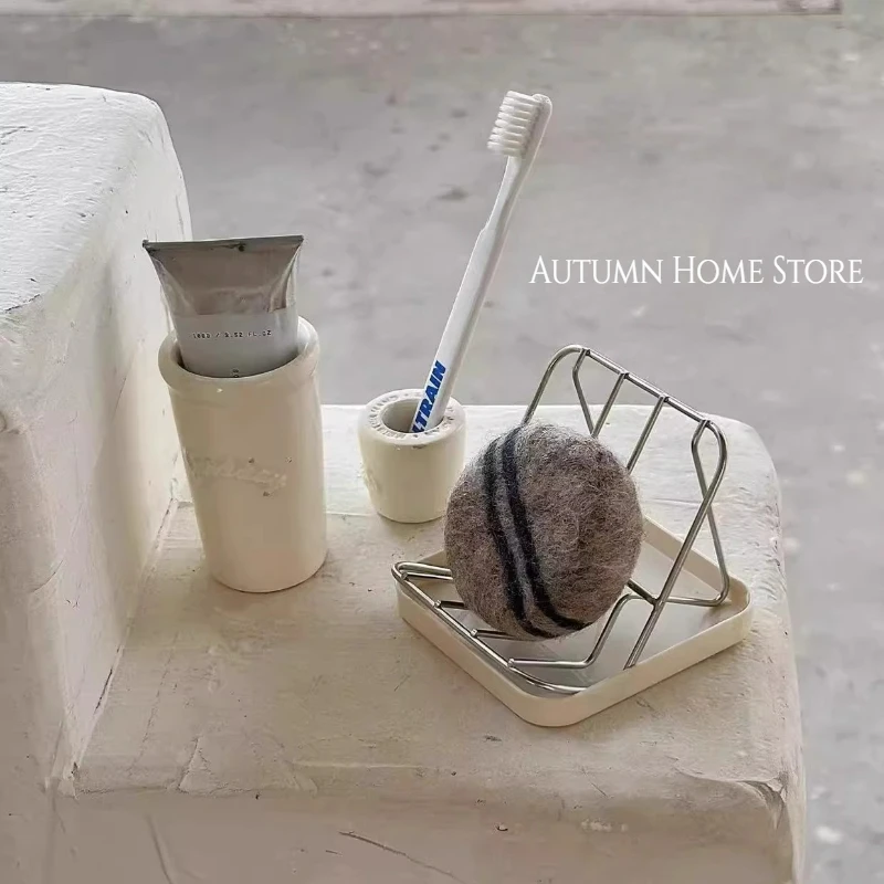 

Stainless Steel Soap Storage Rack Soap Box Multifunctional Sponge Drain with Tray Storage Rack