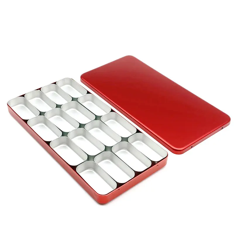 Caja Dental de 16 estantes para Bur H K, estuche esterilizador de bloques, caja de Endodoncia de desinfección, laboratorio Dental