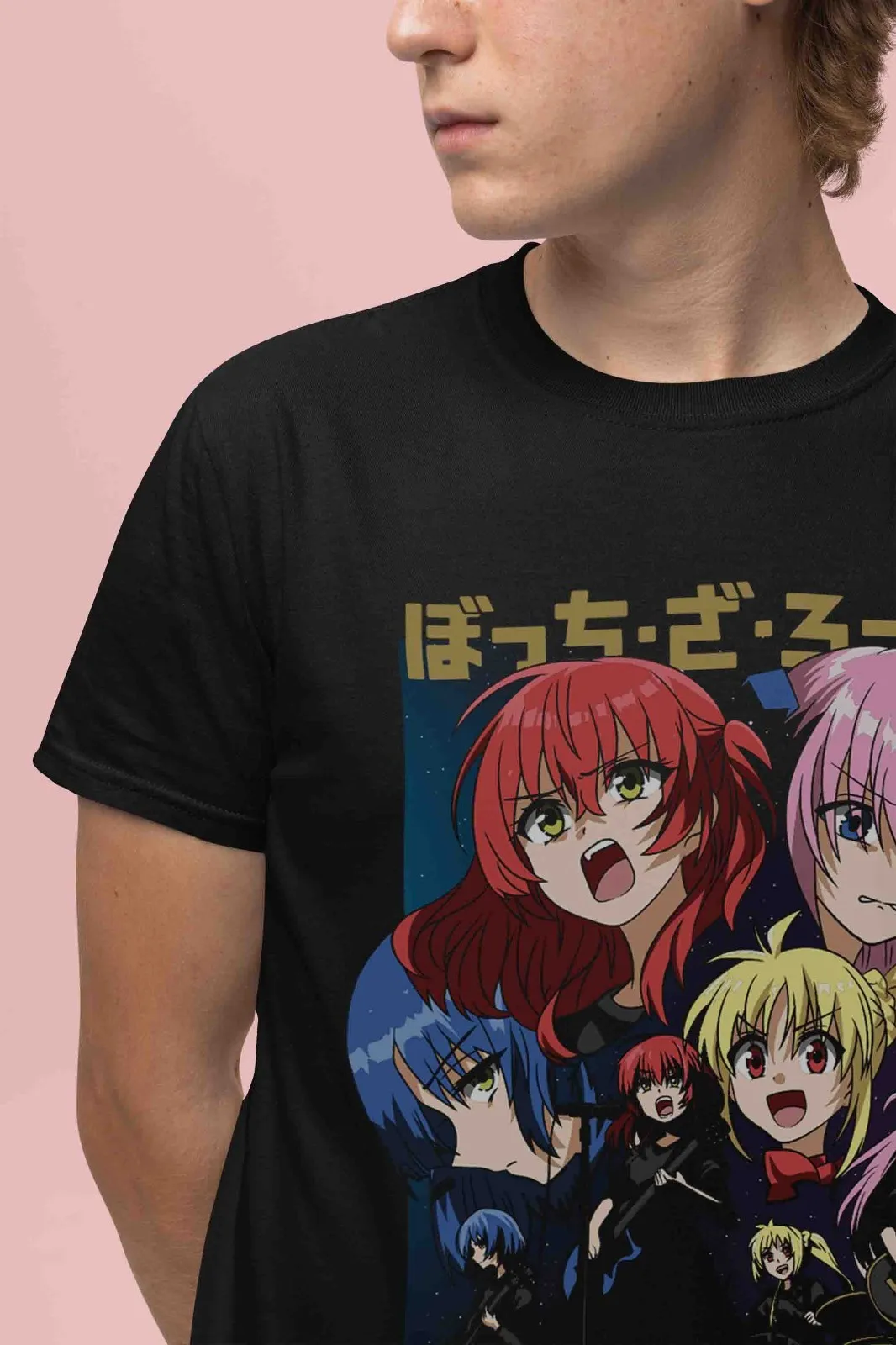 Bocchi The Rock Shirt Hitori Bocchi Tshirt Nijika T-Shirt Ryo Top Kita Anime Tee