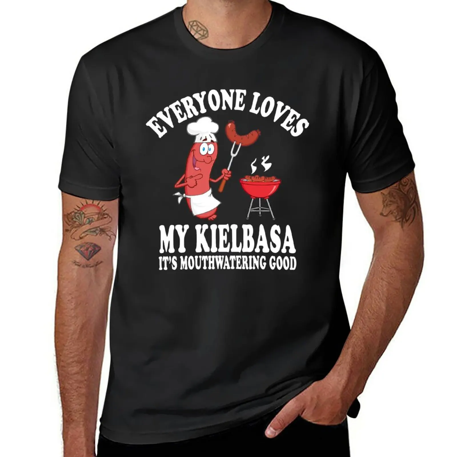 New Everyone Loves My Kielbasa T-Shirt Blouse boys t shirts black t shirts black t shirts for men