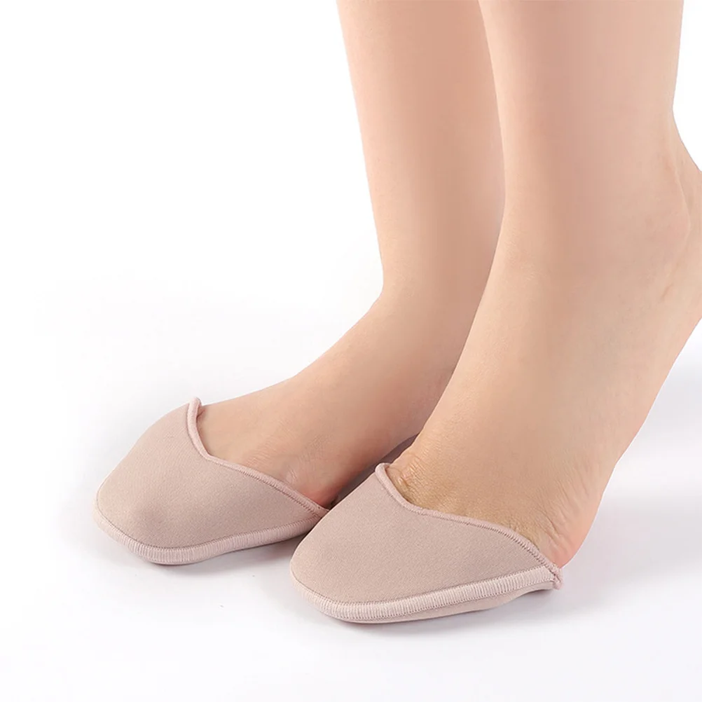 

2Pairs Toe Cushion High Elasticity Comfortable Decompression Ballet Dance Toe Pads Insoles Half Pad Ballet Dance Pads