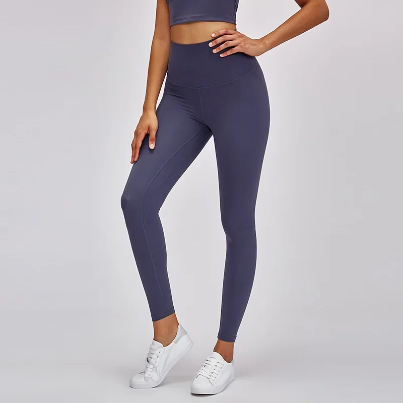 Women Tight Workout Gym Tummy Control Leggings 2023 Women Squat Proof Sports Legging High Waist Fitness Athletic Solid Legging