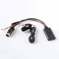 For Kenwood CD Stereo Bluetooth Module Aux Receiver Cable Adapter 13-pin Bluetooth AUX Cable With Microphone