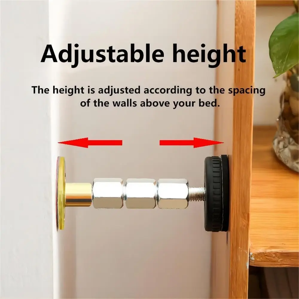 

4pcs Wear-resistant Bed Stabilizer Adjustable Anti Scratch Headboard Stabilizer Universal Fit Non-Slip Pad Anti-Shake Fixer