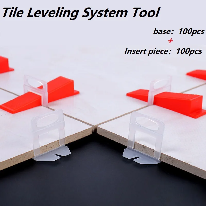 1-3.0mm Tile Leveler Spacers Tile Leveling System Set For Tile Laying Floor Wall Construction Tools