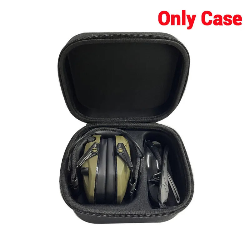 Hard EVA Case for Both Howard Leight By Honeywell Impact Earmuff and Genes accommodating headphones and glasses(only case)