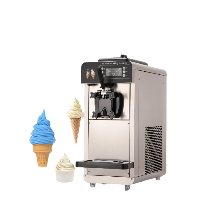 

Automatic Ice Cream Machine Home Stainless Steel Softy Ice Cream Maker Machine