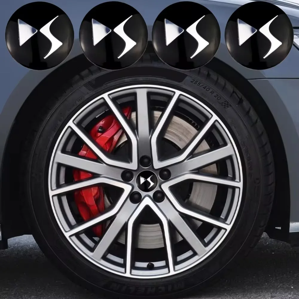 

4pcs 56MM DS Emblem Logo Car Stickers for DS DS3 DS5 DS6 Car Wheel Center Caps Styling Accessorie Replacement Rim Hubcaps Cover