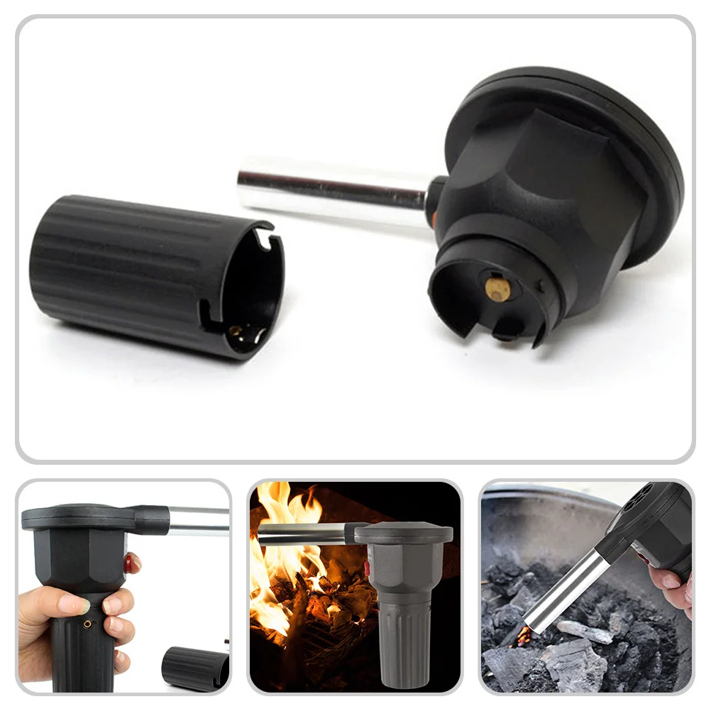 

1pc Portable Fire Blower For Bbq Grill Outdoor Barbecue Air Blower Starter Camping Accessory Electric Fan