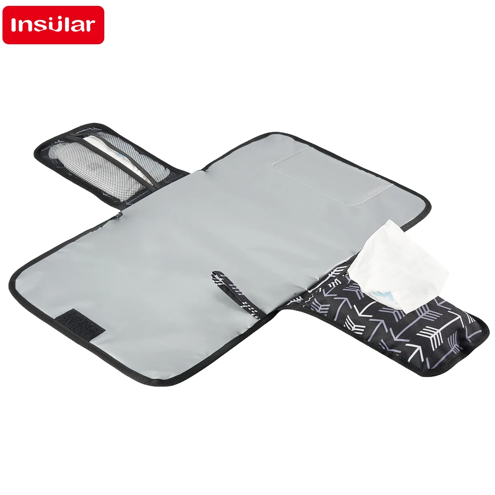 New 3 in 1 Waterproof Changing Pad Diaper Travel Multifunction Portable Baby Diaper Cover Mat Clean Hand Folding Diaper Bag