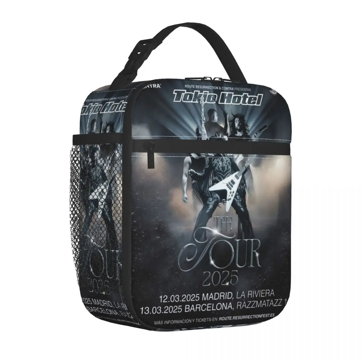 Tokio Hotel Band Rock Music Accessories Insulated Lunch Bags For Office Storage Food Boxes Reusable Cooler Thermal Bento Box