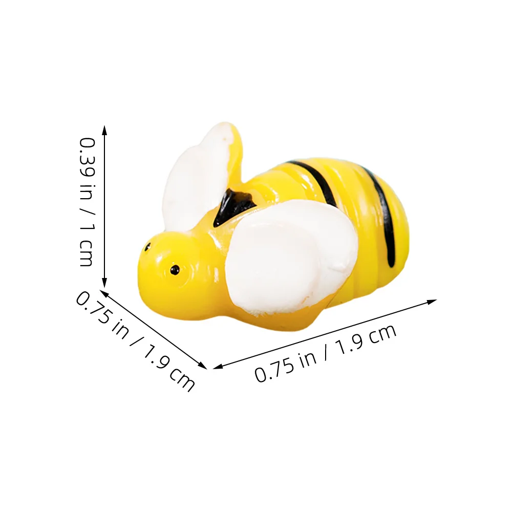 20 قطعة من مادة الراتنج الصغيرة ذات مظهر نابض بالحياة مثالية لزينة بيت الدمى تماثيل الحديقة عناصر صغيرة