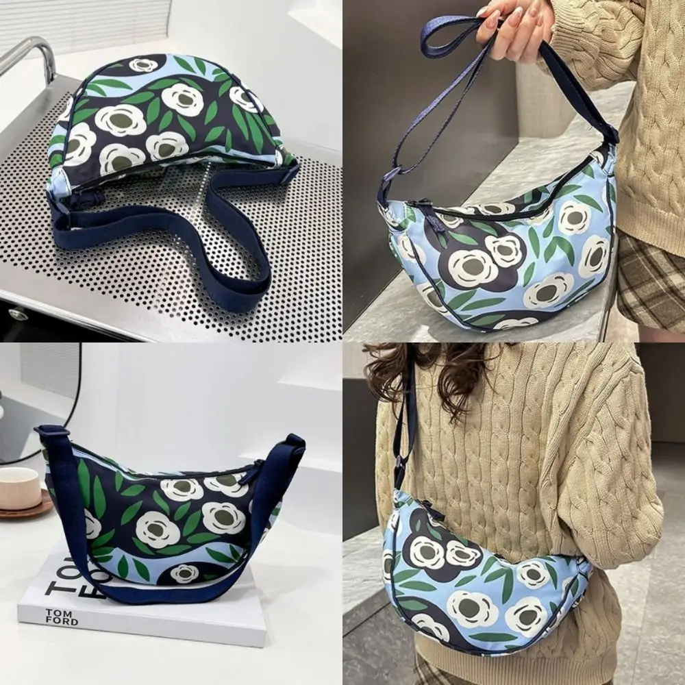 

Модная сумка через плечо в японском стиле, полосатый нейлоновый рюкзак большой вместимости, маленькие поясные сумки с регулируемым ремешком для женщин