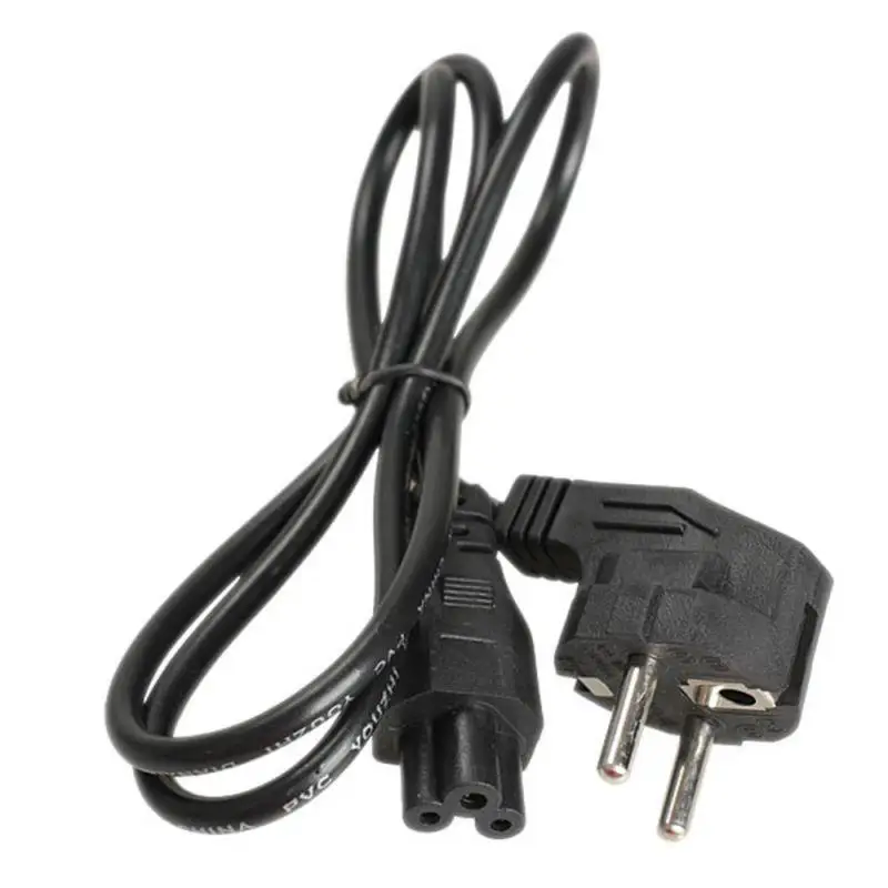 EU Universal Adapter Cable 3 Prong 2 Pin Laptop Power Cord Charge Adapter Cable Computer Cables Connectors