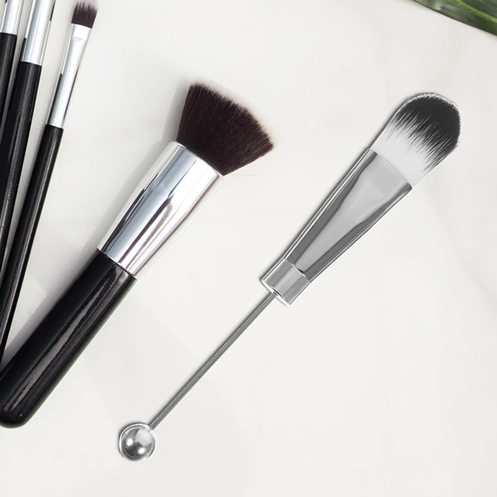 2Sets Make-Up Kwasten Set Zachte Haren Metalen Handvat Oogschaduw Blush Concealer Borstel Makeup Tools voor Vrouwen Oog voor oogschaduw
