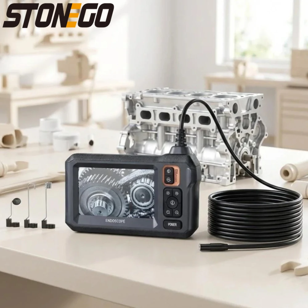 

1080P HD WiFi Endoscope 43 Inch Screen 1m 5m 10m Cable Dual Head Inspection Camera for Auto Electrical Pipeline Inspection