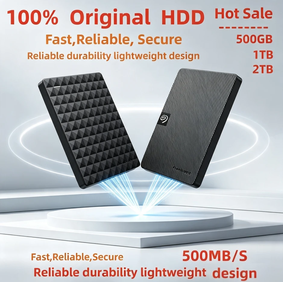 For Seagate Expansion genuine 2.5 Inch Portable External Hard Drive USB 3.0 Ultra High Speed High Capacity for Laptop PC Desktop