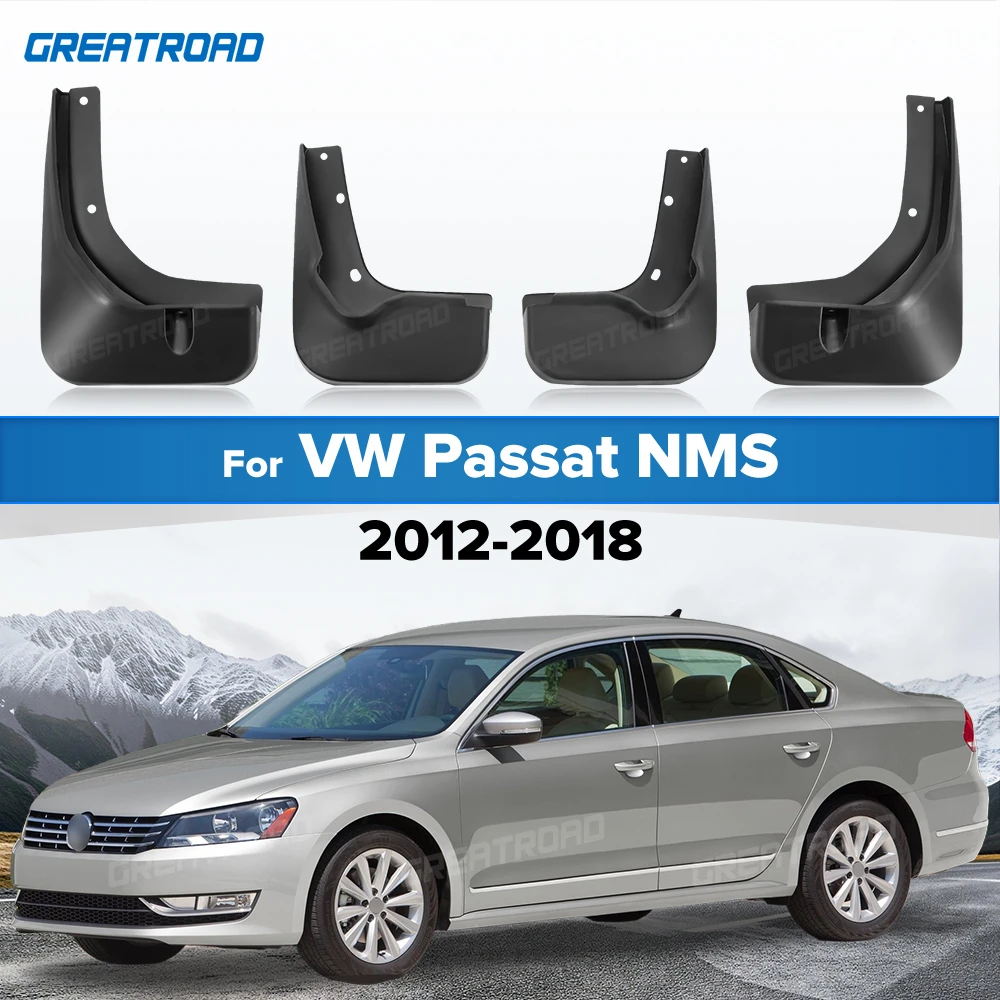For Volkswagen VW Passat NMS 2012-2018 2014 2015 2016 2017 Fender Mudflaps Splash Guards Mudguards Mud Flaps car Accessories