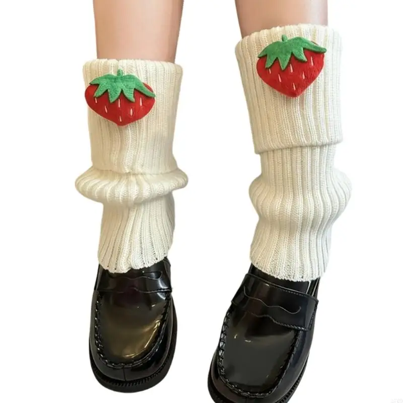 جوارب أنيمي قابلة للتمدد 270D بطول الكاحل مزيج من البوليستر الناعم وأغطية الساق الدافئة للفتيات والنساء