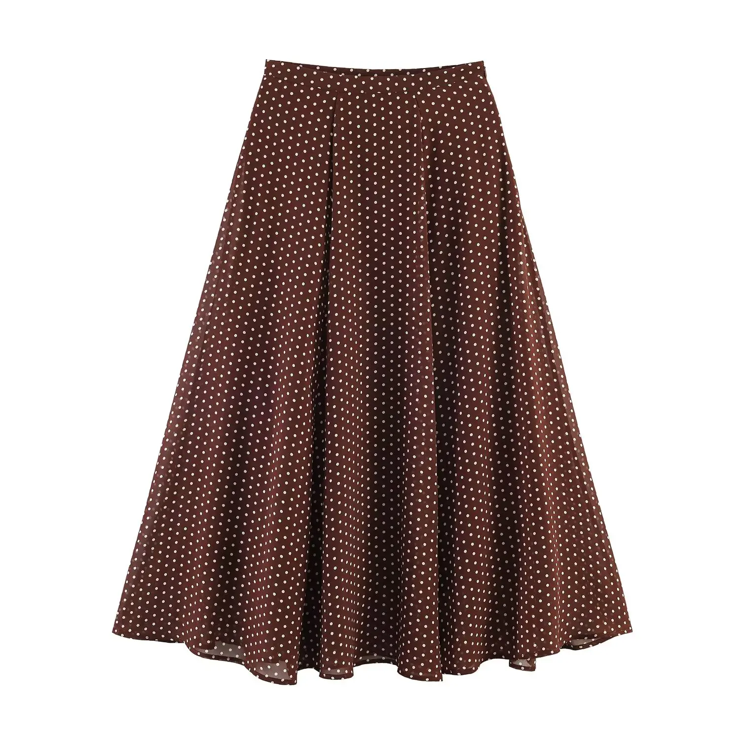 Polka Dot Gedrukt Midi Rokken Tweedelige Sets voor Vrouwen 2025 Zomer Chic Strik Gebonden Blouse Top Suits Vrouw 2-delige Outfits