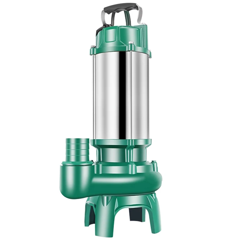 High-Flow Slurry Mixing Pump Cutting Domestic Septic Tanks, Farm Fish Ponds Manure Re-moval & Sludge Dredging 220V