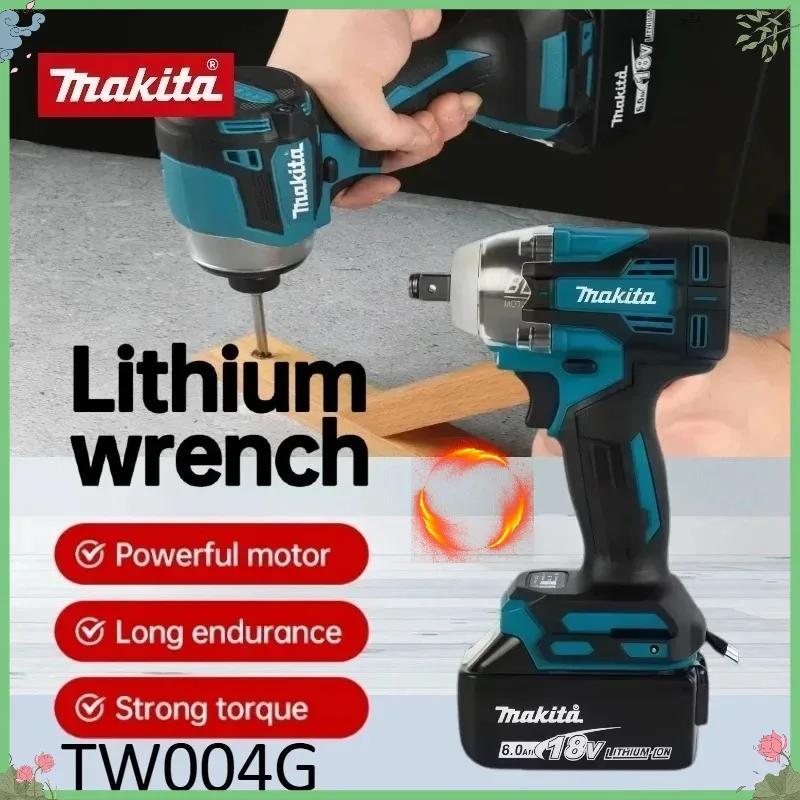 

Бесщеточная отвертка Makita TW004G 630Нм, аккумуляторная электрическая отвертка, перезаряжаемая дрель-шуруповерт для аккумуляторов Makita