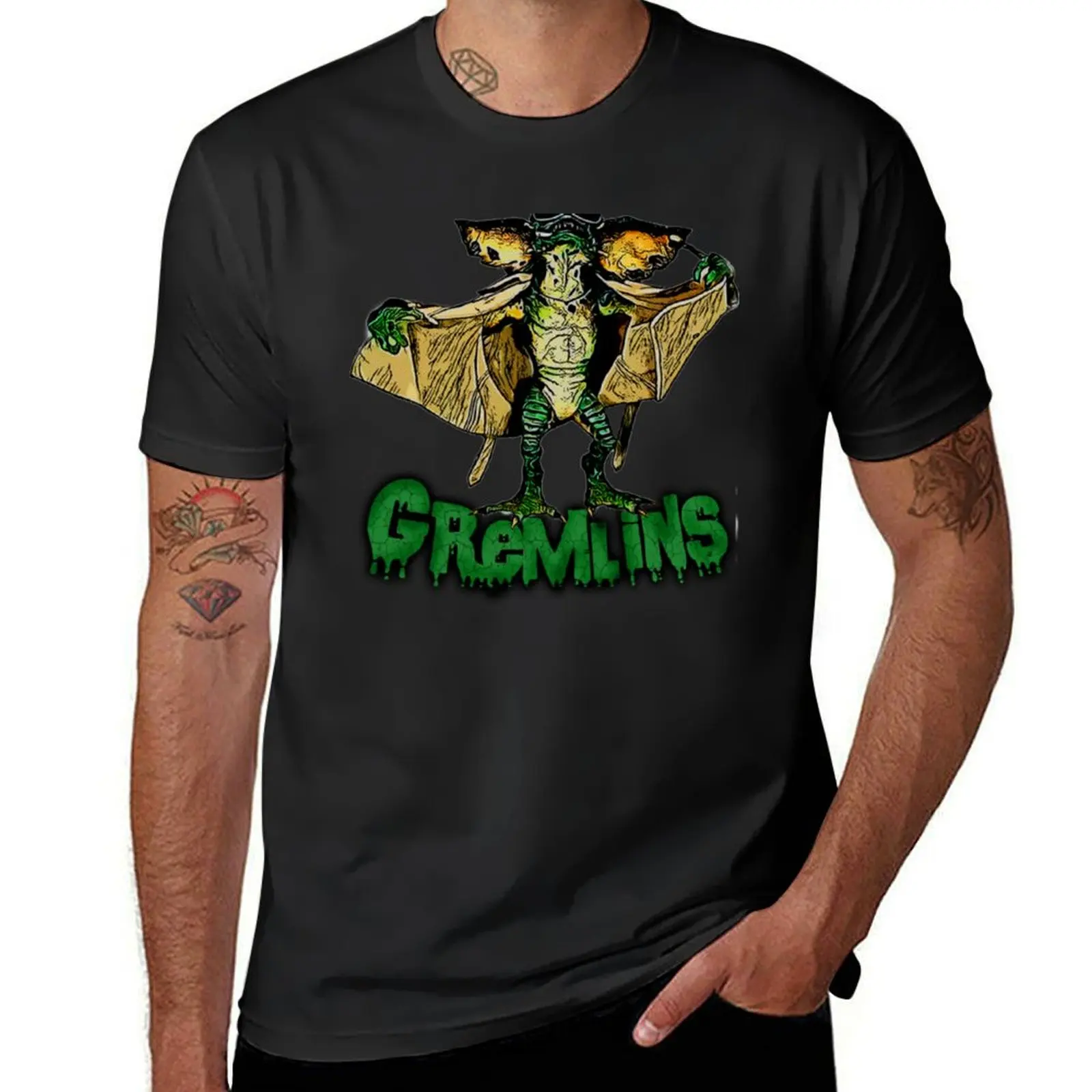 Gremlins Gremlins- The flasher T-Shirt summer tops funnys mens champion t shirts