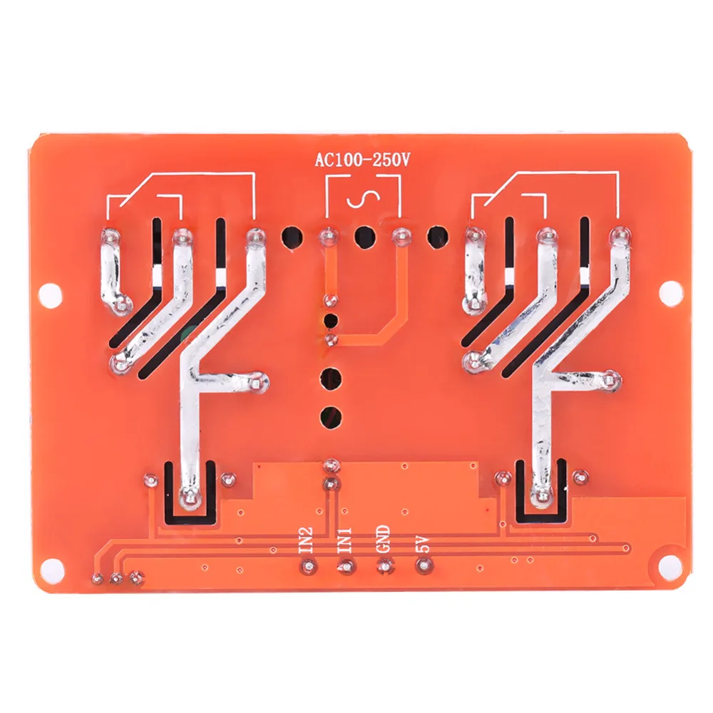 2 Channel Relay Module 30A DC 5V High-low Level Trigger Control Relay Module Relay Switch Board AC 100V-250V