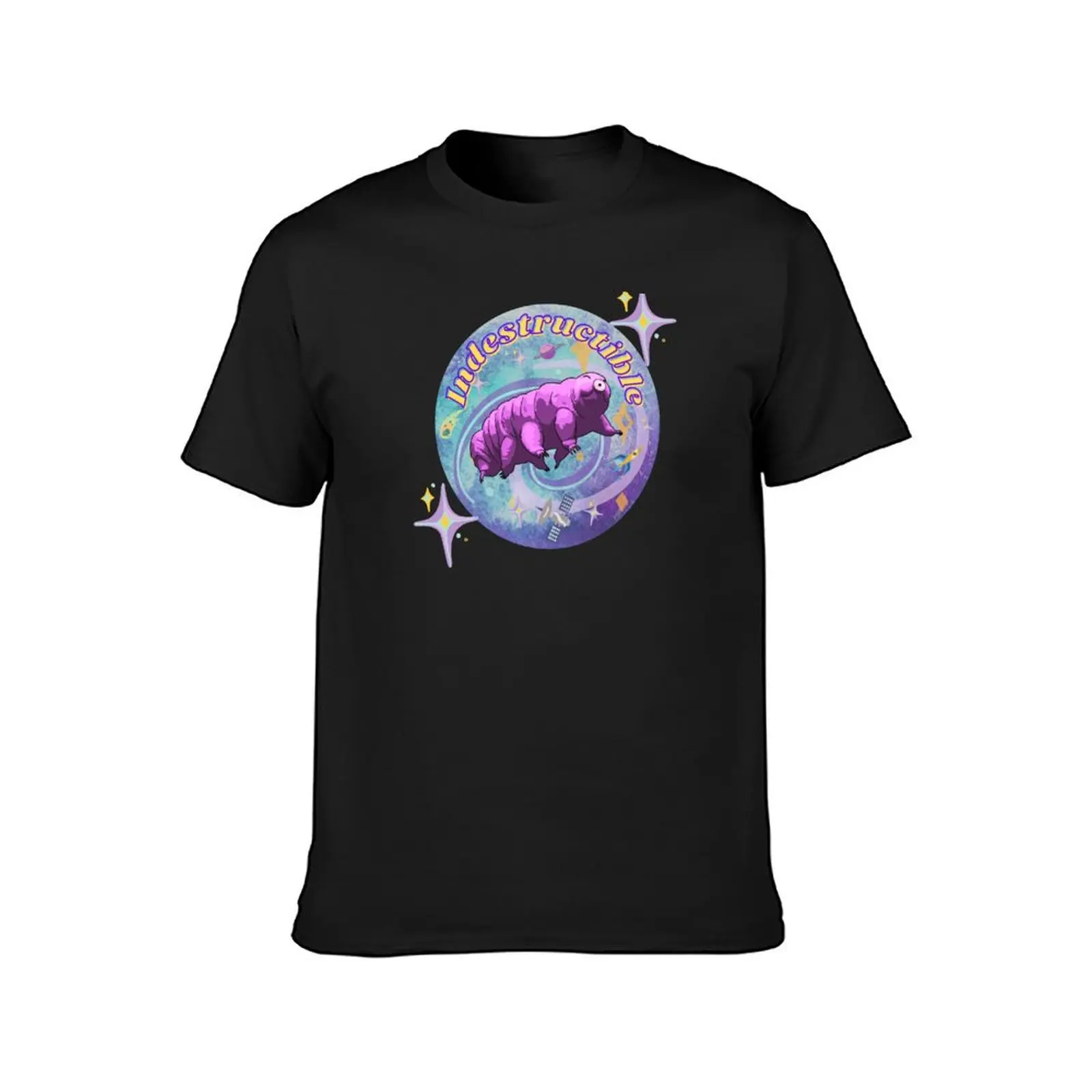 Indestructible Tardigrade In Space With Stars T-Shirt summer top oversized t shirt summer clothes mens t shirt graphic