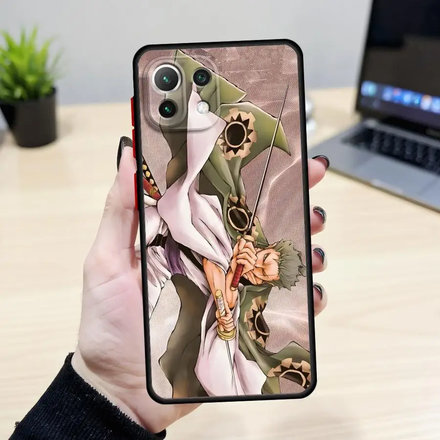 Capa para xiaomi mi 10t 12t 14 13 pro 12x 13 11 lite 11t capa traseira de telefone uma peça criatividade luffy